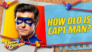 How Old is Captain Man  Swellview Mysteries  Henry Danger amp Danger Force [upl. by Ahsil]