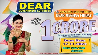 LOTTERY SAMBAD DEAR 1 PM 17112023 NAGALAND LOTTERY LIVE DEAR LOTTERY LIVE LOTTERY SAMBAD [upl. by Cleres]