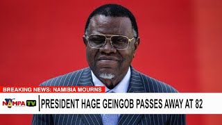 President Hage Geingob passes away at 82 [upl. by Amahs]