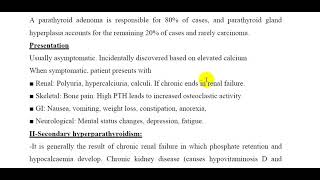 Hyperparathyroidism [upl. by Einnob]