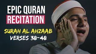 Incredible Quran recitation from Surah AlAhzaab [upl. by Osnofledi]