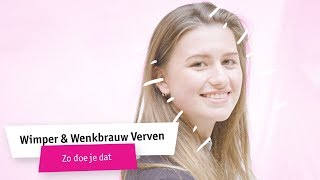 Eenvoudig je wimpers en wenkbrauwen verven  Zo doe je dat  Kruidvat [upl. by Aneekahs]