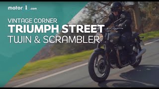 Essai Triumph Street Twin amp Street Scrambler 900 [upl. by Accemahs788]