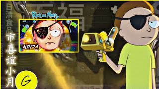 Personagens React 🛸Curva finita central  Evil Morty🌌NinjaRapsOficial [upl. by Annaeerb]