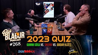 Bíóblaður 268  2023 Quiz Gummi Sósa vs Snorri vs Oddur Klöts [upl. by Alyks]