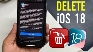 How To Remove iOS 18 From iPhoneiPad  How to Remove iOS 18 From iPhone Without Computer [upl. by Mcgrath25]