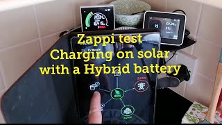 Zappi Grid use test  Huawei Hybrid solar battery [upl. by Odrarebe912]