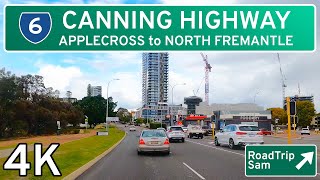 Driving on Canning Highway  Perth Western Australia  🇦🇺 4K  Raw Audio  POV [upl. by Jauch]