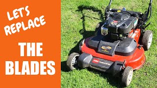 Replacing Toro Timemaster Lawnmower Blades  Stepbystep Tutorial [upl. by Seale]