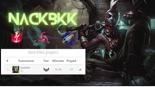 Best Ekko player TH Yasuo a little  Nackbkk [upl. by Rustice577]