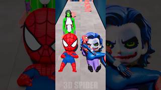 Kiss Run Spidey vs baby Joker In Barry Prison gta spiderman [upl. by Airan]