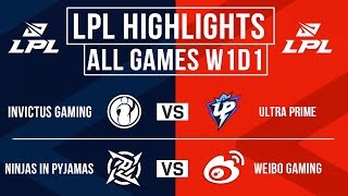 LPL Highlights ALL GAMES Week 1 Day 1  LPL Summer Split 2024 [upl. by Adali]