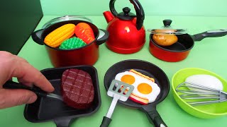 Speelgoed keuken kookset uitpakken  Unboxing Toy kitchen cooking set [upl. by Inness]