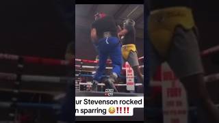 “LEAKED SPARRING” 👀Footage of Shakur Stevenson Getting Hit Flush In Different Angle‼️ [upl. by Naihs]