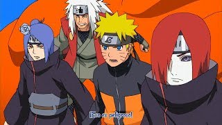 Sasuke  Naruto y Equipo Jiraiya Vs Sasori  Itachi salva a Sasuke  Naruto Shippuden  Sub Español [upl. by Atiniv485]