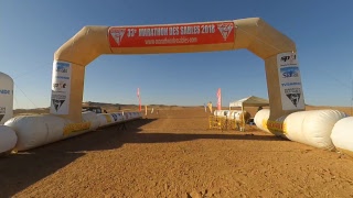 Arrivée en direct du MARATHON DES SABLES 2018 [upl. by Aggi784]