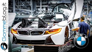 BMW i8 Production  EXTREME Modern CAR FACTORY [upl. by Angrist]