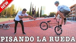 ENSEÑO UN NUEVO TRUCO DE BMX A MI HERMANO  Intenta el Footjam Whip [upl. by Analad961]