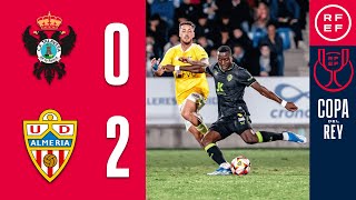 Resumen  Copa del Rey  CF Talavera de la Reina 02 UD Almería  Primera Eliminatoria [upl. by Fleming]