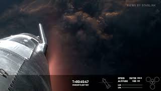 FULL REENTRY SpaceX Starship Flight 4 [upl. by Reteid]