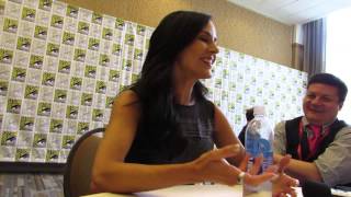 INTERVIEW SDCC 2014  Defiances Julie Benz [upl. by Nohsreg436]