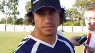 Johnathan Thurston Press Conference 07 September 2007 [upl. by Shorter]