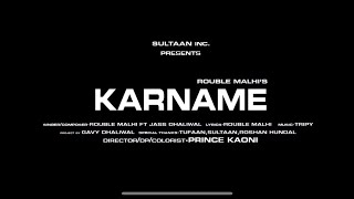 Rouble Malhi  Kaarname Ft Jass Dhaliwal  Official Teaser  Trippy  Prince Kaoni [upl. by Nirrol]