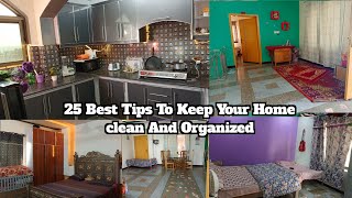 25 best Tips To Keep Home Clean And organizeTime Saving cleaningorganizing Tips Cleaning Vlog [upl. by Lednik866]