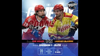 Div 1 Elite  Blazers vs The Holes [upl. by Adnohsal772]