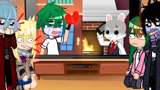 Pro Heroes and LOV react to Deku’s stupid questions  mhabnha  Gacha club life  my AU [upl. by Kalb579]