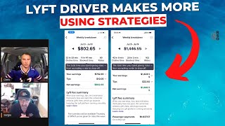 Lyft Driver Makes MONEY When Using Strategies [upl. by Nakada845]