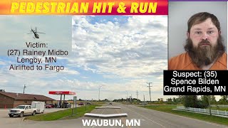 Pedestrian Hit amp Run In Waubun Minnesota [upl. by Eshman106]