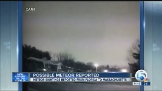 Possible meteor reported [upl. by Wollis300]