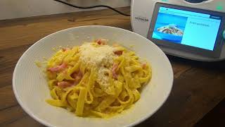 Špagety Carbonara  Thermomix TM6  MasterChef ve Vaší kuchyni [upl. by Dnaloy]