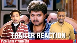 Bairavaa  Trailer Reaction amp Review  Vijay  PESH Entertainment [upl. by Ojaras]