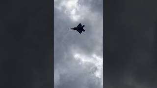 Awesome F22 Fighter at the Stuart Airshow The F22 Demo Team tight turns shorts aviation flight [upl. by Eidroj]