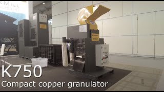 Granulatore compatto macinatore cavi  STOKKERMILL K750 [upl. by Anahtor]