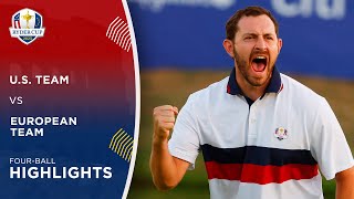 Highlights  FourBall  Day 2  2023 Ryder Cup [upl. by Amis]