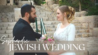 Jewish Orthodox Wedding in Israel  Our Sephardic Jewish Wedding [upl. by Koffman]