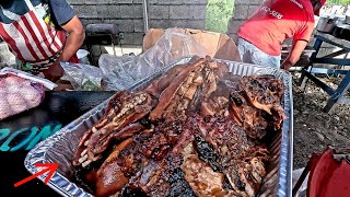 In Jamaica This is called a Cook Out UNLIMITED FOOD MUST WATCH VIDEO [upl. by Melak]