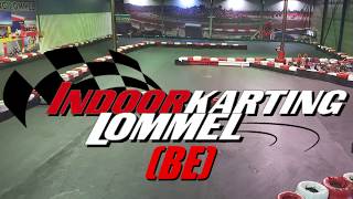 Lommel Indoor Karting BE 21jun18 [upl. by Sahpec]