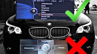 BMW E60 5 SERIES CIC IDRIVE CONVERSION DIY CIC vs CCC IDRIVE [upl. by Eerehs]