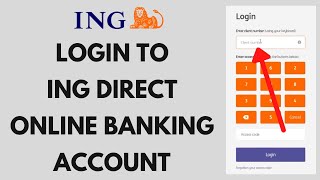 ING Direct Online Banking Login 2023  INGDirect Login [upl. by Eneli]