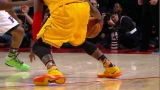 Kyrie Irvings ankle breakng stepback on Brandon Knight [upl. by Suivatnad969]