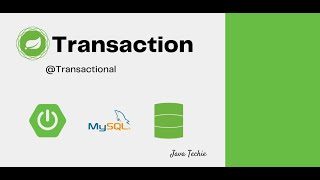 Spring Boot  Spring Data JPA Transaction Management  Transactional  JavaTechie [upl. by Akeber792]