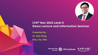 CFA Nov 2024 Level II  Fixed Income  Dr Kyle Wong PhD CFA FRM [upl. by Lombardy706]