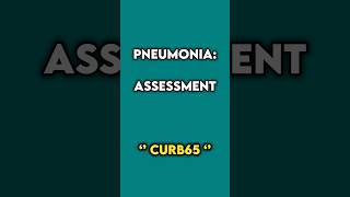 PNEUMONIA  CURB65  shorts reels respiratory medicine MRCP PASTEST MADBOX mrcpsyndrome [upl. by Olenolin]