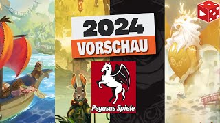 Vorschau Pegasus Brettspiel Neuheiten Frühjahr 2024  Was bisher bekannt ist [upl. by Nirda]