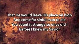 My Savior My God  Aaron Shust with lyrics [upl. by Noit]