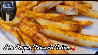 Air Fryer French Fries Recipe  CRISPY Homemade French Fries [upl. by Nnalyrehc668]